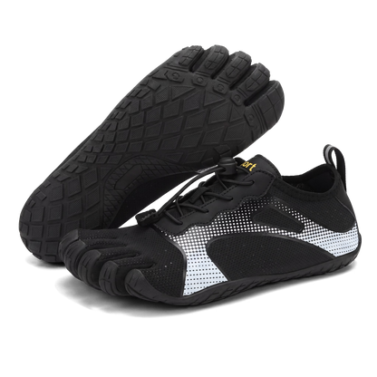 Zehenschuhe Sport Schwarz